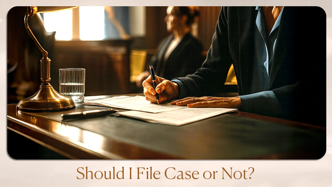 Should I File Case or Not
